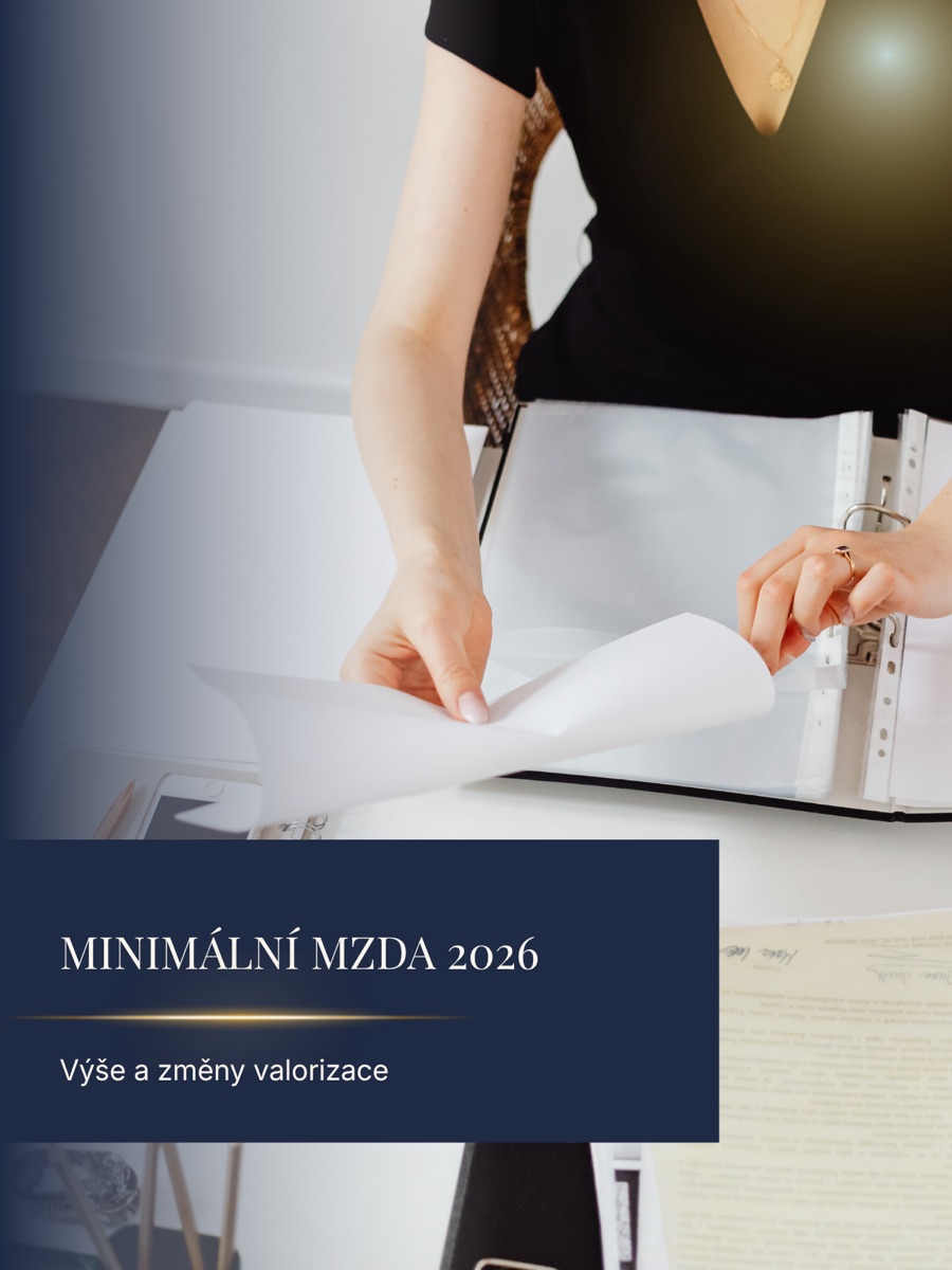Minimální mzda 2026 — výše a změny valorizace